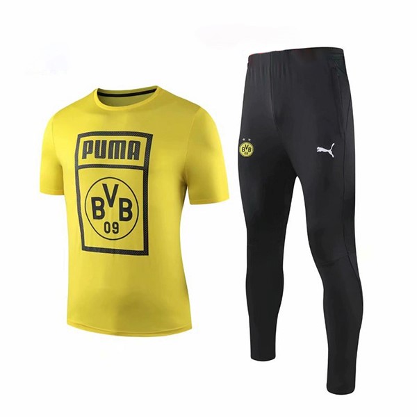 Trainingsshirt Borussia Dortmund Komplett Set 2019-20 Jaune Schwarz